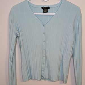 Light blue women's crop top